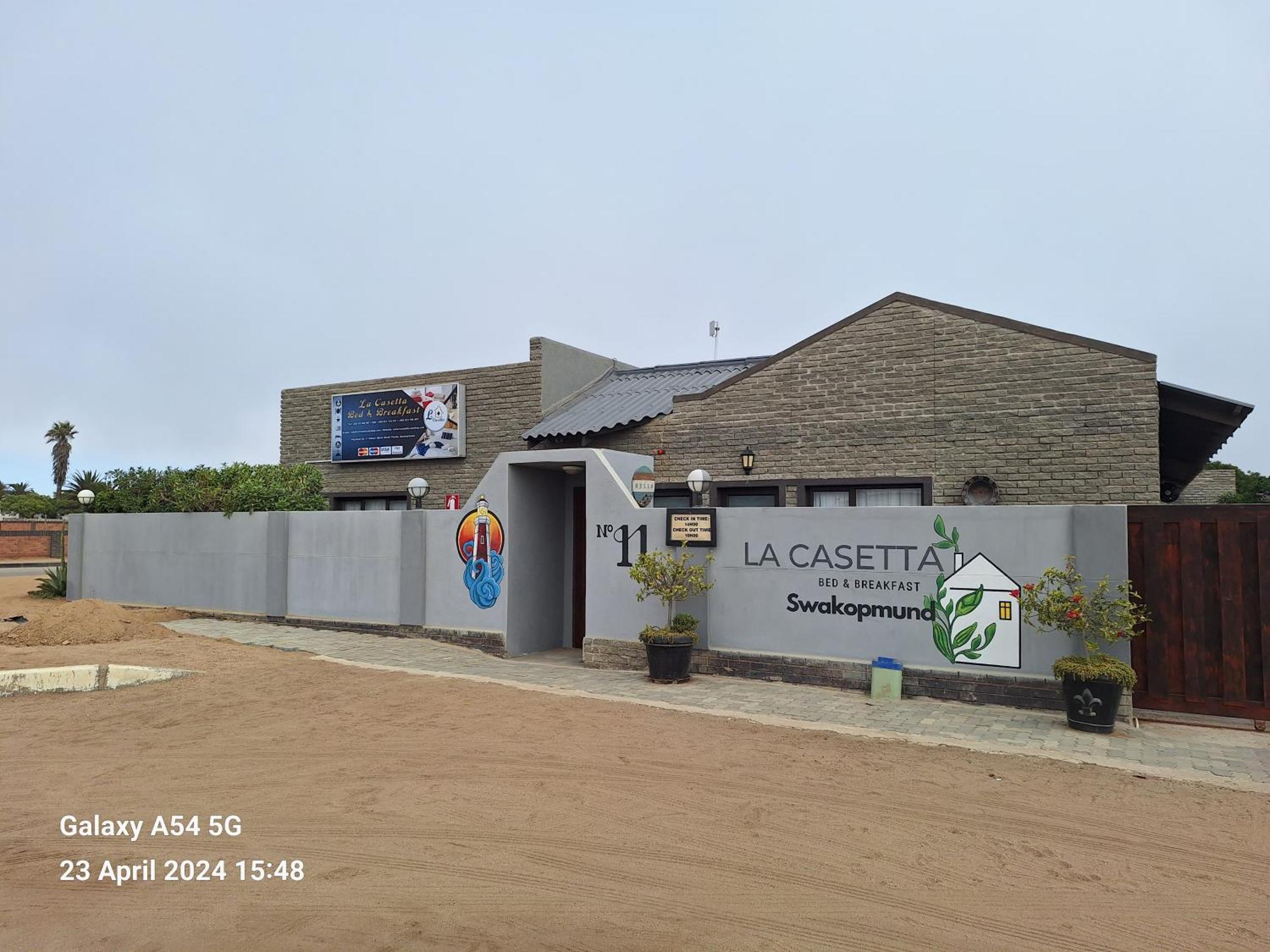 La Casetta Bed & Breakfast Swakopmund Exterior foto
